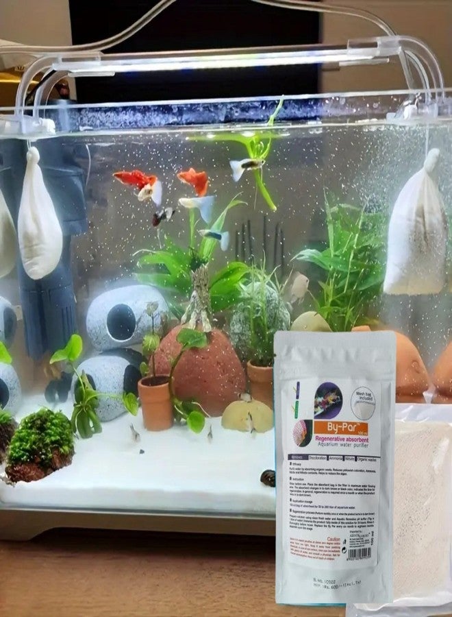 VAYINATO Aquatic Remedies by-Par 300ml (Mesh Bag Included), Regenerative Absorbent Aquarium Water Purifier by Petzlifeworld - Image 3